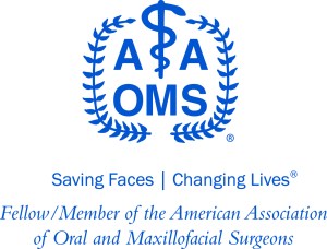 American Association of Oral and Maxillofacial Surgeons logo - Saving Faces | Changing Lives