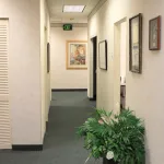 {PRACTICE_NAME} hallway between examination rooms