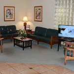 {PRACTICE_NAME} Reception Area with T.V.